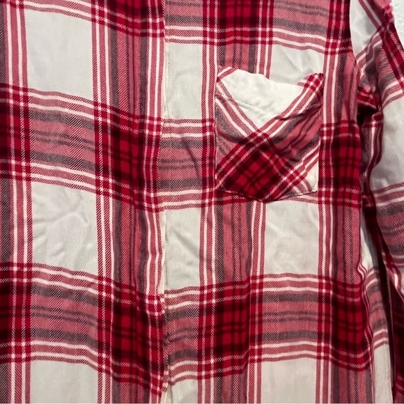 Rails Button Down Shirt in Raspberry & White Size Small - Picture 5 of 5